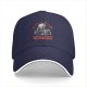 Black baseball cap with 'It Gets Worse Before It Gets Worse' skeleton graphic