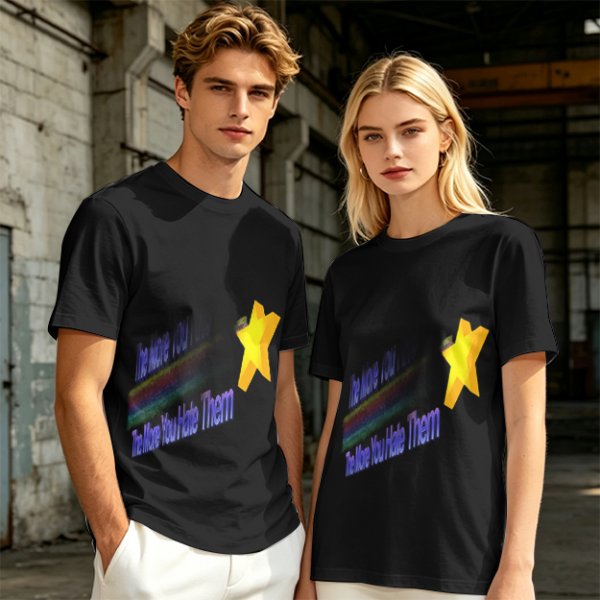 Olive Graphic T-Shirt With Star And Rainbow Text Design