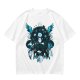 Olive T-Shirt With Celestial Dreamcatcher And Animal Artwork