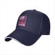 Black Baseball Cap With Pink Hjönk Tarot Style Duck Print