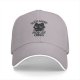 Black baseball cap with 'Guess What Nobody Cares' cat graphic
