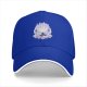 Black Baseball Cap With Anime Themed Graphic Print
