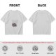 Olive Green Crewneck T-Shirt With Small Graphic Print