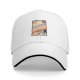 Black Baseball Cap With Retro Adulthood Guide Print