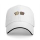 Black Baseball Cap With Cute Bread Slice Friends Graphic