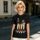 Olive T-Shirt With Walking Burritos Abbey Road Style Graphic