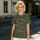 Olive T-shirt with 'I Drink And I Know Things' Lion Beer Graphic