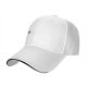 Black Baseball Cap With Small Embroidered Sun Design