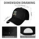 Black baseball cap with Kap'n Krunch graphic print