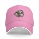 Black Baseball Cap With Chibi Warrior Girls Graphic Print
