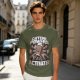 Caffeine Powers Activate! Cartoon Coffee T-Shirt Design