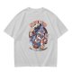 Olive T-Shirt with Black Magic Coffee Wizard Cat Graphic