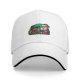 Black baseball cap with Santa and turkey Thanksgiving Christmas design