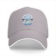 Black baseball cap with polar bear lifting barbell graphic