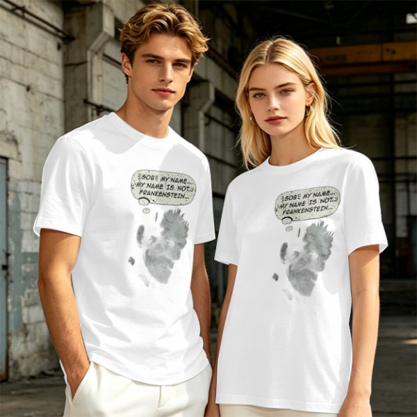 Frankenstein Monster 'My Name Is Not Frankenstein' Graphic T-Shirt