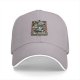 Black Baseball Cap with Vintage Goblin King Art Print