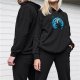 Avatar State Graphic Black Hoodie for Anime Fans