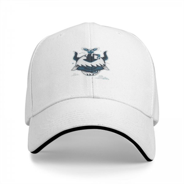 Black Baseball Cap with Appa and Momo Avatar Themed Print