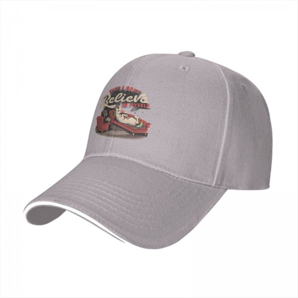 Even I Don't Believe In Myself Unicorn Therapy Baseball Cap
