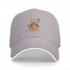 Black Baseball Cap With Tattooed Samurai Cat Holding Katana