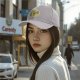 Black Baseball Cap With Pizza Club Pineapple Slice Graphic