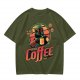 Fett a Coffee Tatooine Bounty Hunter Graphic T-Shirt