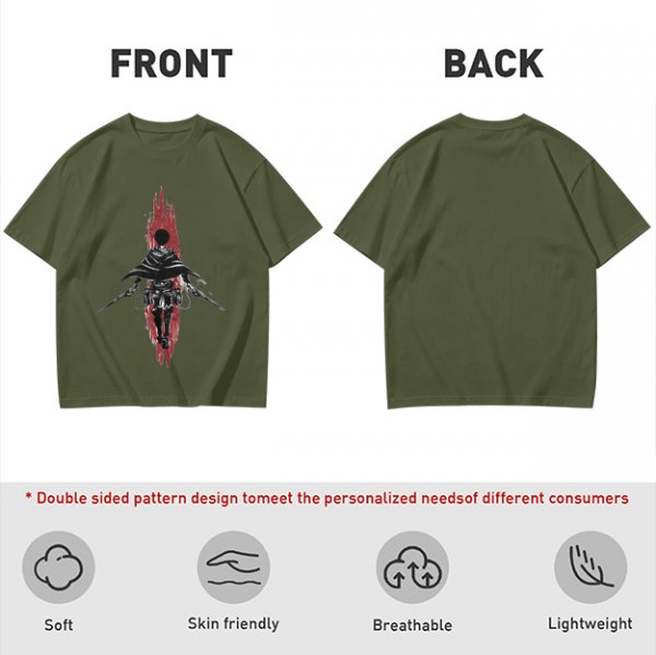 Attack on Titan Scout Regiment Silhouette Graphic T-Shirt