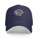 Black baseball cap with Good Morning cartoon print