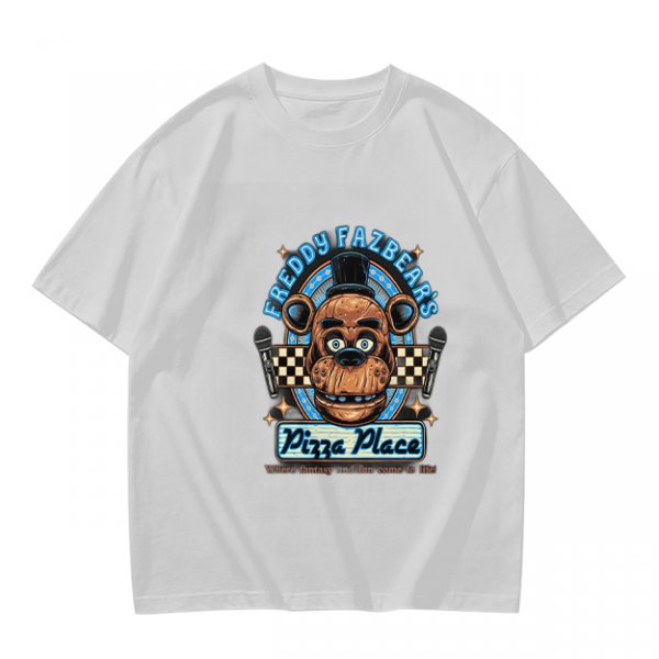 Freddy Fazbear's Pizza Place Graphic Olive T-Shirt