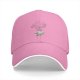 Black Baseball Cap with Coffee Cup and Saucer Graphic