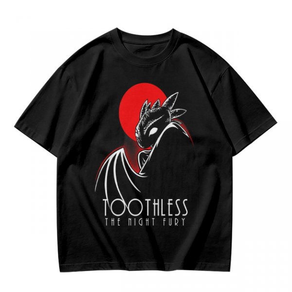 Toothless The Night Fury Dragon Graphic T-Shirt