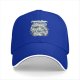 Black baseball cap with 'Forced to Work' office alien graphic