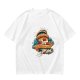 Olive T-Shirt With Angel Pizza Slice 'Heaven's Slice' Graphic