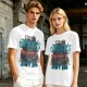 Olive Graphic T-Shirt With 'You Go Outdoors I Have Pizza And Movies' Print