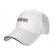 Black baseball cap with stylized ATGC graphic print