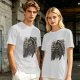 Olive graphic t-shirt with grim reaper and 'You Got Plans?' print