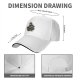 Black Baseball Cap With The Cult Of Pizza Cat Graphic Design