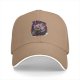 Black Baseball Cap With Anime Swordsman Character Print