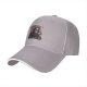 Black Baseball Cap With Grim Reaper Holding Scythe And Drink Graphic