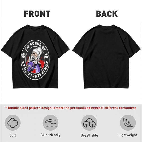 I'm Gonna Be The Pirate King Anime Graphic T-Shirt