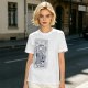 Olive T-Shirt With The Wizard Tarot Card Style Graphic Print