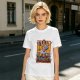 Olive green t-shirt with Masters of the Universe graphic print