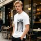 Olive green graphic tee with Totoro forest spirit print