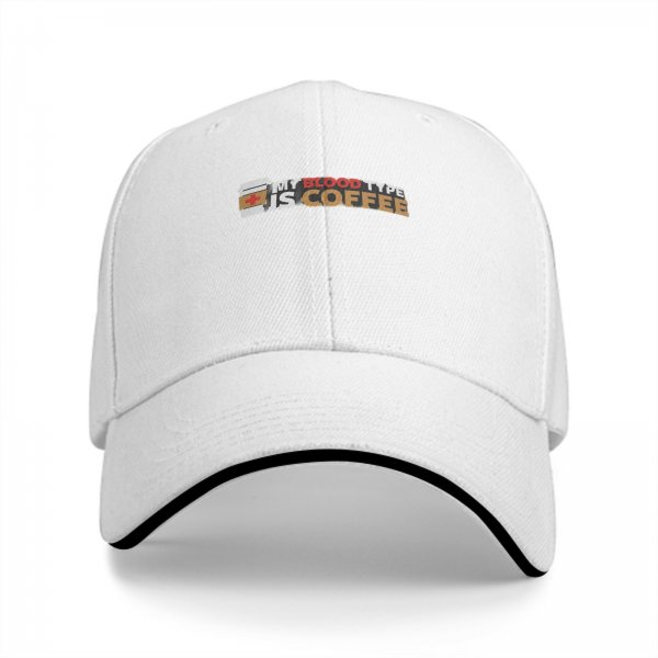 My Blood Type Is Coffee Black Baseball Cap