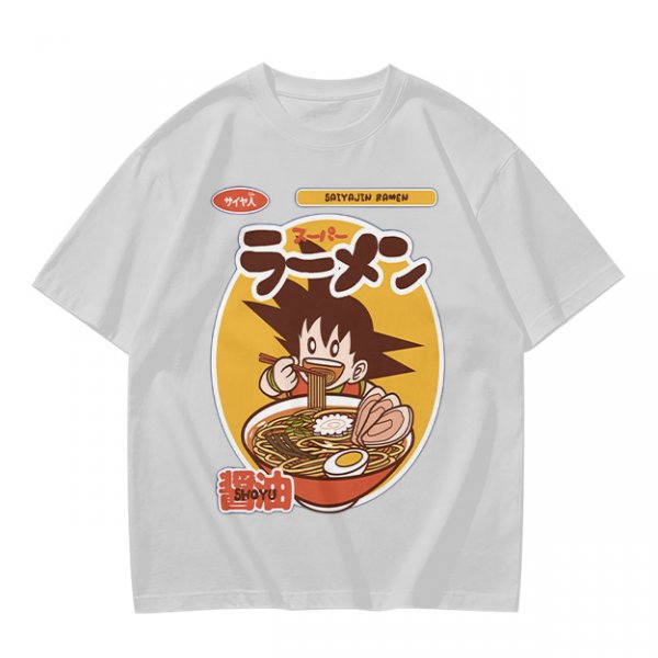 Olive Anime Ramen Graphic T-Shirt