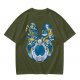 Chrono Trigger Characters and Pod Graphic Olive T-Shirt