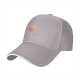 Black baseball cap with a detailed burger graphic design