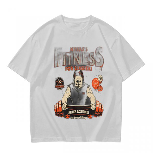 Myers Fitness For Slashers Horror Themed Graphic T-Shirt