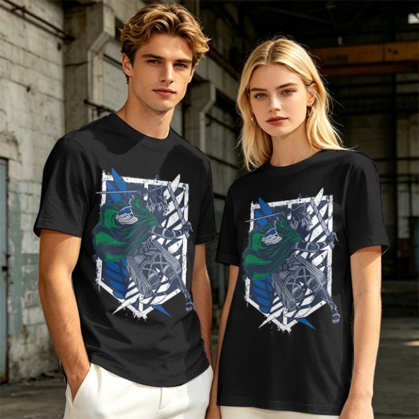 Attack on Titan Scout Regiment Soldier Graphic T-Shirt