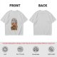 Olive T-Shirt With Sacred Fast Food Combo Graphic Print